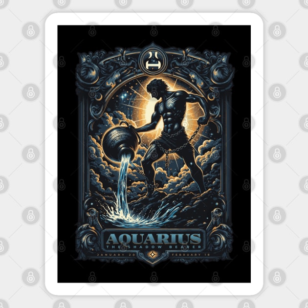 Dark Fantasy Aquarius Magnet by HolidayBug